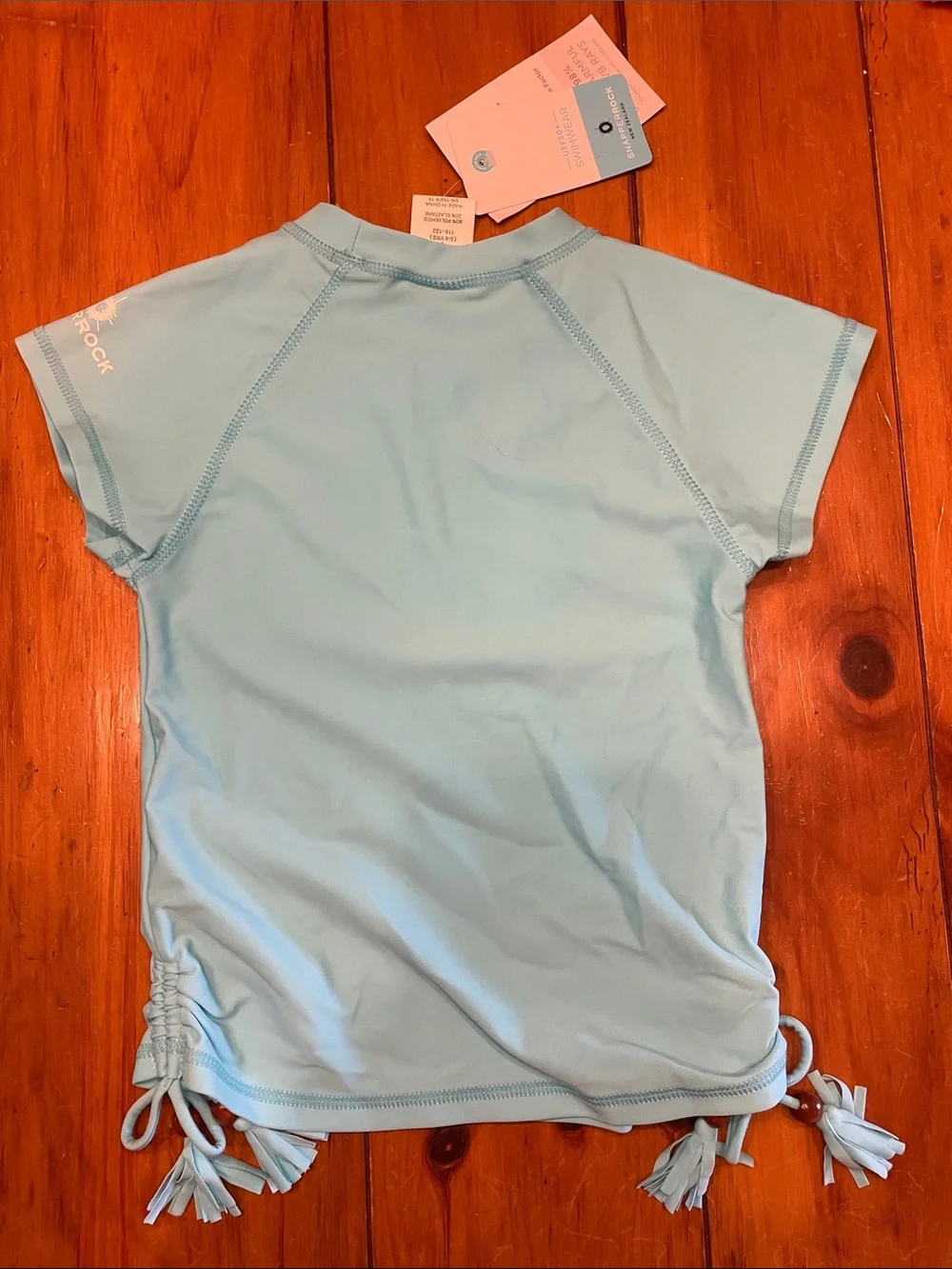 Snapper Rock Light Blue Kids Rash Guard Swim Coverup